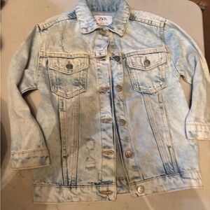 Zara Light Blue Jean Jacket for Kids